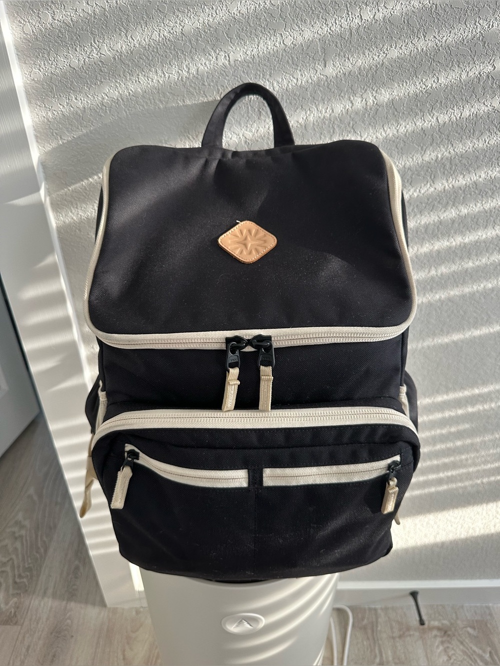Walker Family Goods Moon Diaper Bag (Black)